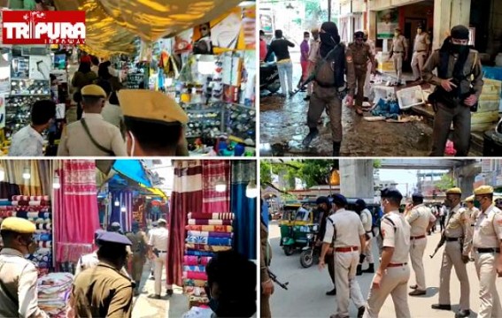 Police detects Massive Violation of Mask-Wearing-Rule by Public amid Covid-19 situation worsening in Tripura : Actions against Violators Underway Police detects Massive Violation of Mask-Wearing-Rule by Public amid Covid-19 situation worsening in Tripura : Actions against Violators Underway